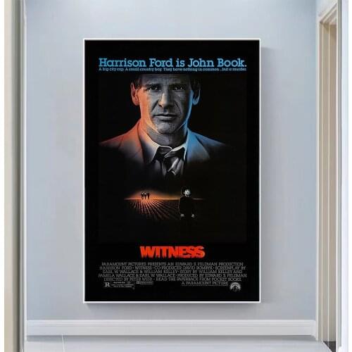 V0957 Witness Vintage Classic Movie Wall Silk Cloth HD Poster Art Home Decoration Gift