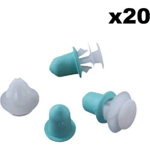 X20 FOR FORVW GOLF MK2 DOOR MOULDING TRIM STRIP CLIPS RUBSTRIP 191853585A