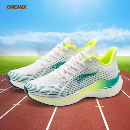 ONEMIX Men Running Shoes 2021 Breathable Wild Casual Sports Shoes Soft Comfortable Light New Trend Outdoor Walking Male Sneakers