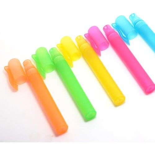 10ml Mini Portable Perfume Spray Pen refillable fragrances sample empty containers atomizer bottles LX2518