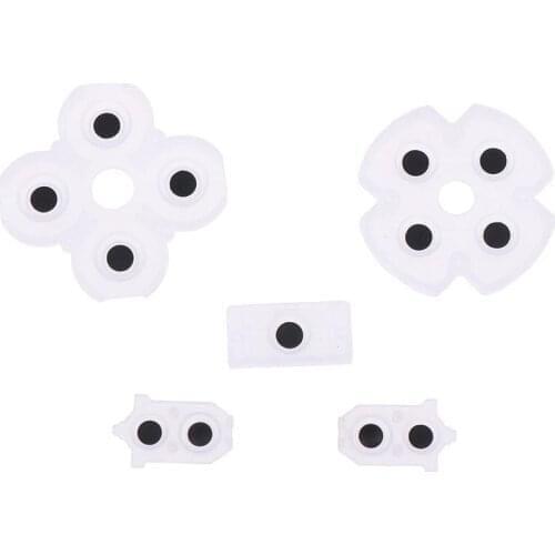 100 sets a lot Rubber Conductive Button Pad for Sony PlayStation 4 for PS4 Slim Pro Controller Replacement Parts