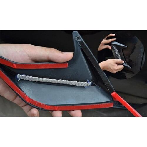 2pcs Car Auto Side Vent Air Flow Fender Intake Sticker Car Simulation Side Vents Decorative