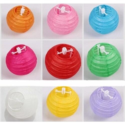 4inch(10cm) White Chinese Paper Lampion Hanging Ball Wedding Decoration Paper Lanterns Kids Birthday Party Decoration babyshower