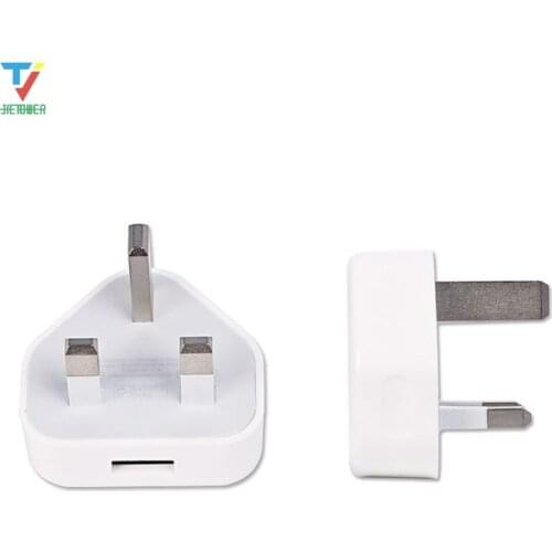 500pcs/lot White For iphone X 8 UK Plug USB Charger AC Wall charger usb Power Adapter Charger for iPhone 7 6 5 wholesale cheap