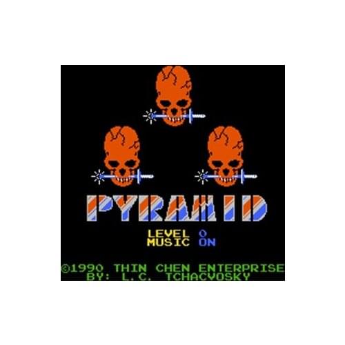 Pyramid Region Free 60 Pin 8Bit Game Card For Subor Game Players