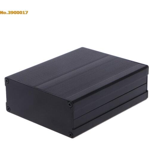 Aluminum Box Enclosure DIY Electronic Project Black Instrument Case 120x97x40mm New