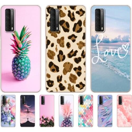 For Huawei P smart 2021 Case 6.67" Soft Tpu Silicon Back Phone Cover Case For PSmart 2021 Bumper Protective Funda Shell Etui Bag