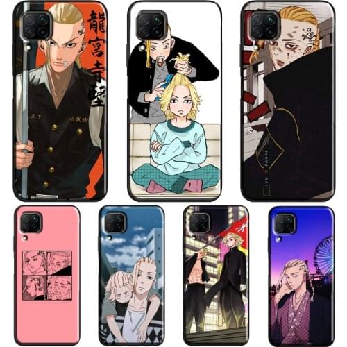 Draken Tokyo Revengers Case For Huawei P20 Lite P40 P30 Pro Nova 5T P Smart Z 2019 2021 Honor 10 Lite 9X 8X Cover