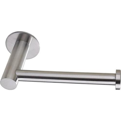 Paper Towel Holder Organizer Bathroom Wall-mount Silver Stainless Steel