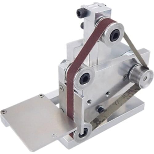 DIY Mini Belt Sander Bench Mount Grinder Polishing Grinding Machine Buffer Electric Angle Grinder 175*110*140mm