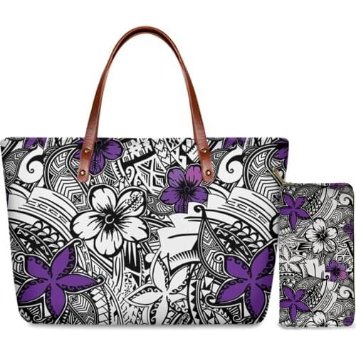 Hycool Polynesian Traditional Tribal Hand Bag Luxury Design Women Handbag 2020 Customize Design Handbag Womens Leather Bags