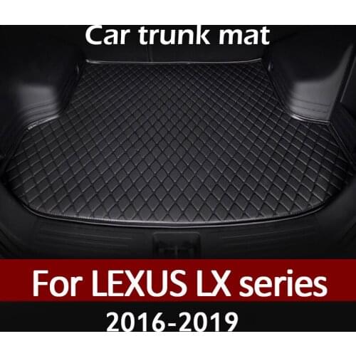 MIDOON Car trunk mat for Lexus LX series 2016 2017 2018 2019 cargo liner carpet interior accessories cover