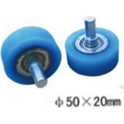 M10-50x20mm Wrapping machine silicon rubber wheels Pressure roller with bearing