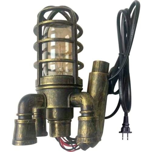 Steampunk Rocket Lamp Exclusively For American Industrial Retro Style Steampunk Rocket Table Lamp Decoration