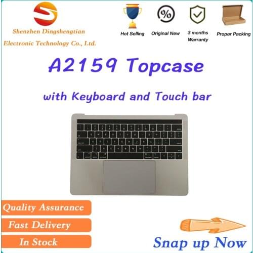 Brand new macbook pro a2159 wholesale topcase with us keyboard 2019 year sliver and space gray