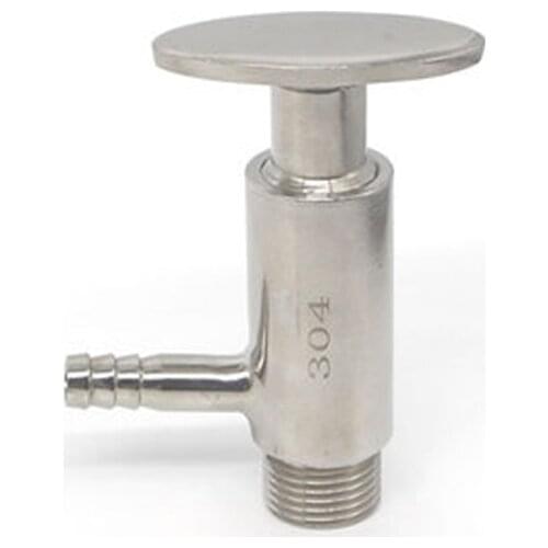 10mm Hose Barb OD 304 316L Stainless Steel Sanitary Sampling Valve 1/2 BSP
