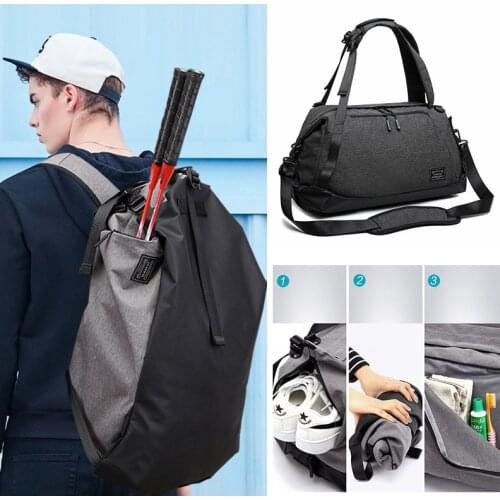 24inch Gym Bag Multifunction Men Sports Bag Women Fitness Yoga Laptop Backpacks Bag Travel Storage Bag Handbag with Shoes Pocket