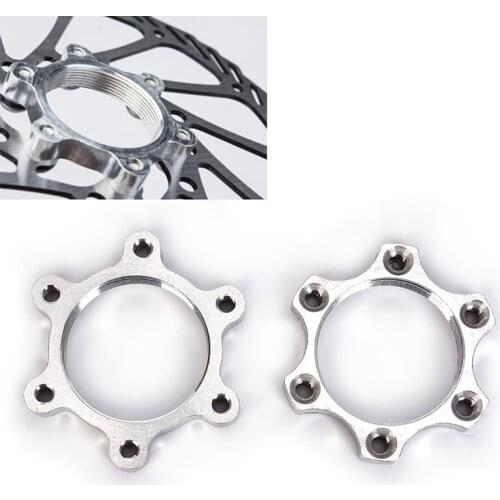 1pcs 44mm 48mm Brake Rotors Bike Bicycle Freewheel Threaded Hubs Disk Disc Brake Rotor 6Bolt Flange Adapter Bicycle Parts