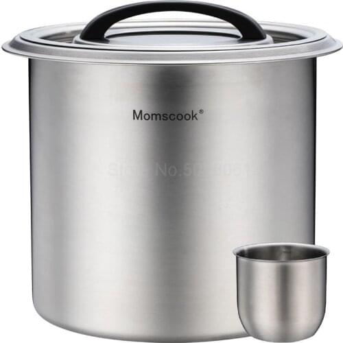 304 stainless steel rice bucket household pest control moisture-proof surface barrel sealed storage box 10kg cylinder