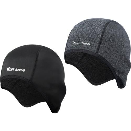 Cycling Caps Cycling Helmet Warm Liner Motorcycle MTB Mountain Bike Winter Helmet Liner Skull Cap Padding for Men Women