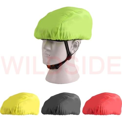 Windproof Dust-proof Rain Cover MTB Road Bike Cycling Cycle Ultra-light Helmet Covers, 4 Colors Fluorescent Green