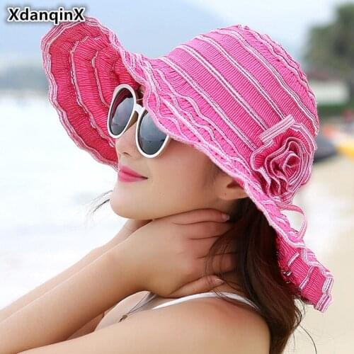 XdanqinX Women's Wide-brimmed Hats