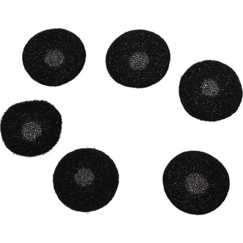 100 Pcs Black Sponge Earbud Headphone Cap Ear Pads Cover Replacement #8