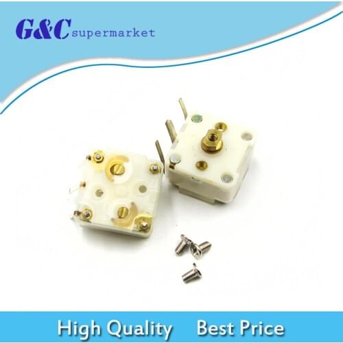 2 Pcs/lot 223F Style Dual 20pF Variable Capacitor for FM Radio