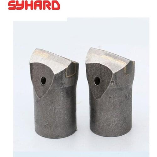 2pcs/lot Flat drill rock drill bit and inside hollow drill bit 28mm 30mm 32mm 34mm 36mm 38mm 40mm