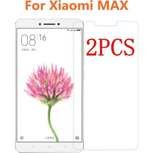 2PCS Original Tempered Glass For Xiaomi Mi MAX Screen Protector Toughened protective film For Xiaomi Mi MAX Glass