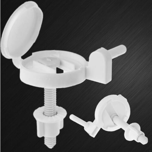 2pcs Plastic Toilet Seat Screws Fixings Fit Toilet Seats Hinges Repair Tools