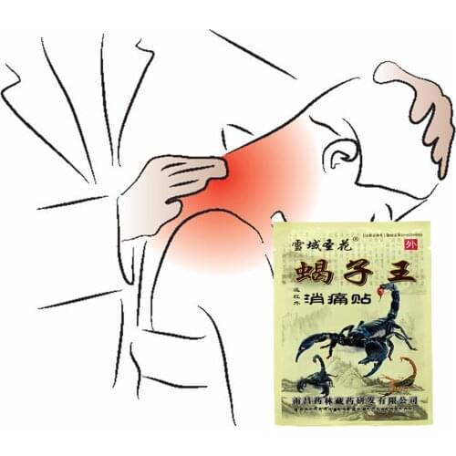 32Pcs/4Bags Emperor scorpion Venom Analgesic Plaster Orthopedic Pain relief plasters Medical Muscle Body Joint pain relief patc