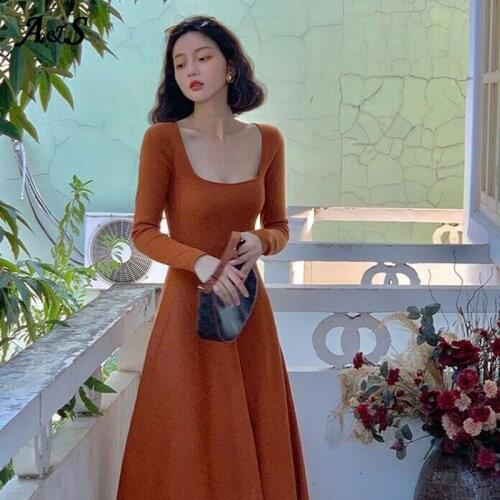 Anbenser Fashionable Knitted Dresses