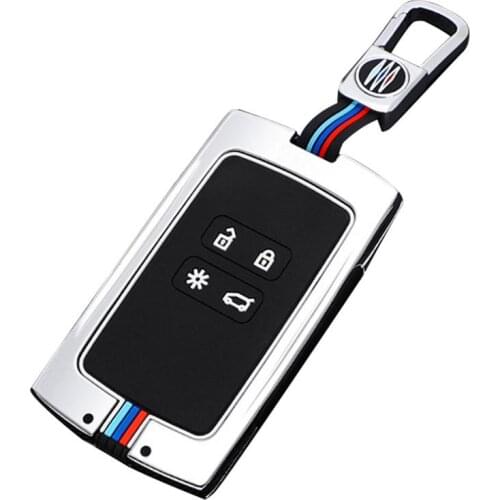 Megane/Koleao Car Key Protector With Key Chain Suitable For Car Key Case Megane/Koleo Carbon Light Car Key Shell paint