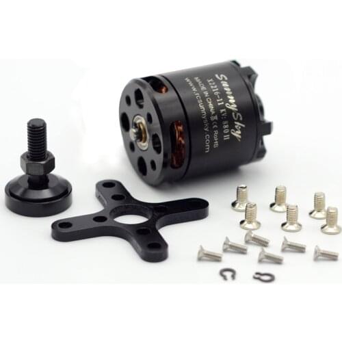 2PCS SUNNYSKY X2216 2216 880KV 1100KV 1250KV 1400KV 1800KV 2400KV II Outrunner Brushless Motor for RC 3D Airplane Fixed-Wing