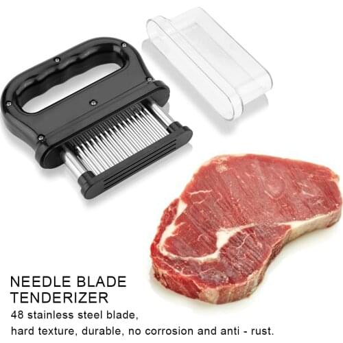 48 Blades Needle Meat Tenderizer Stainless steel Knife Meat Beaf Steak Mallet Meat Tenderizer Meat Cooking Tools