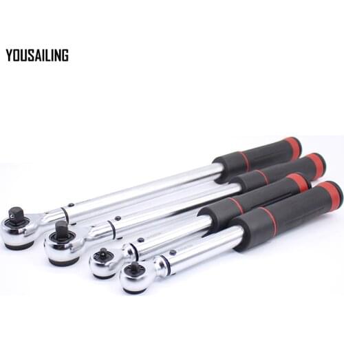 1/4" 2-12N.m / 1/4" 4-20N.m / 1/2" 10-60N.m Or 1/2" 20-100Nm Windows Ratchet Preset Torque Wrench Car Key Wrench Price for 1pc