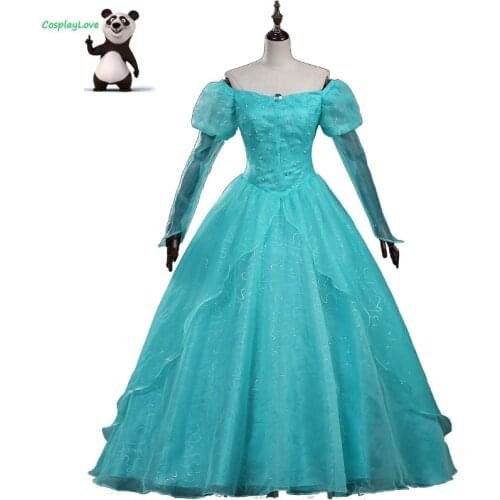 CosplayLove Mermaid Ariel Cosplay Costume Halloween Costumes Princess Dress Cosplay The little Mermaid Princess Ariel Costume
