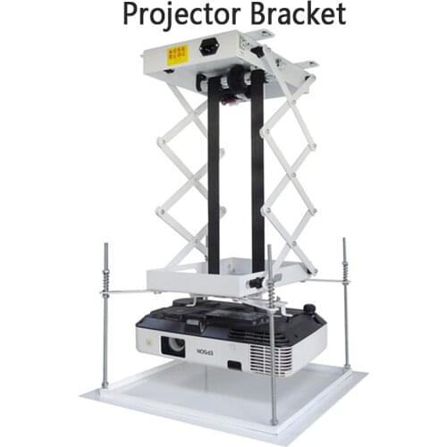 70cm Ceiling Mount Projector Lift Motorized Electric Lift Scissors Projector Projector Bracket with Remote Control