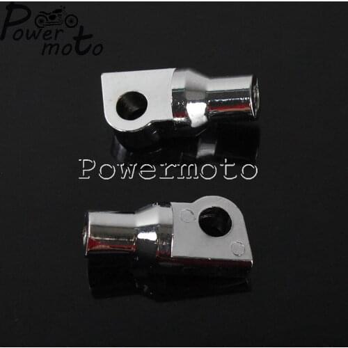 Motorcycle Chrome Foot Peg Male Mount Adapter Highway Passenger Footrest Adjuster Mounting Bolt For Harley Chopper Cafe Racer