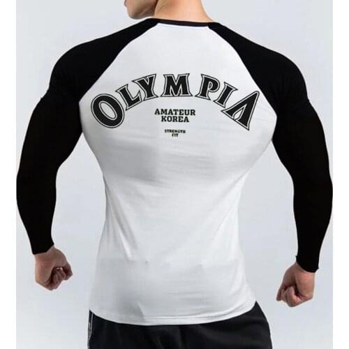 New Brand Men Fitness Long sleeve T Shirt Men Fashion 3XL Tshirt Summer Gyms Short Sleeve T-shirt Cotton Casual Tops Clothing