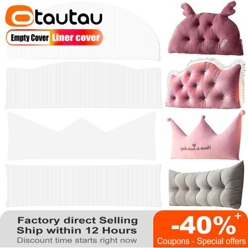 Wholesale Various White Cotton Pillowcase Inner Bag Bed Cushion Cover No Stuffed Long Pillow Crown Dakimakura Home Decoration