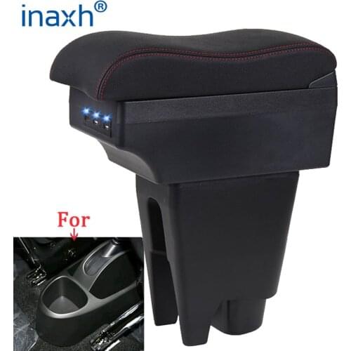 For Peugeot 107 Armrest For Citroen C1/Toyota Aygo BJ armrest box central Store box products interior Storage car-styling