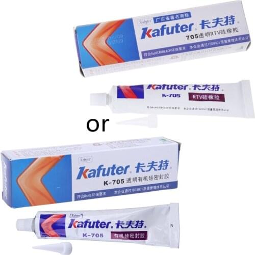 Transparent RTV Silicone Rubber Adhesive Grease Sealant Electronic Glue