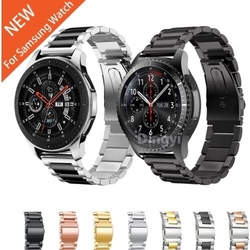 For Samsung Galaxy Watch Metal Stainless Steel Band 46mm 42mm Bracelet Strap for Gear S3 Classic Frontier 22mm watchband
