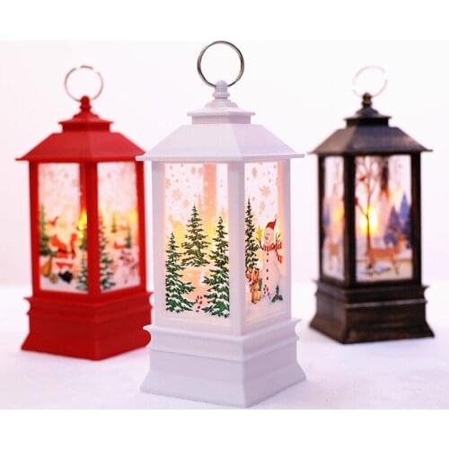 Christmas Lantern Light Christmas Tree Hanging Ornaments Navidad New Year 2022 Christmas Light Christmas Decorations for Home