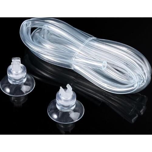 Aquarium CO2 System Diffuser 360 Degrees Check Valve Arcylic Tube with Suction GXMA