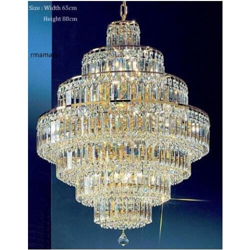 LED 110-220V Lighting French Empire Chrome Chandeliers Lighting Gold Crystal Chandelier Modern Chandeliers Light Free shipping