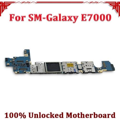 TDHHX Full Working Used Original Unlocked Board For Samsung Galaxy E7 E7000 Motherboard Logic Mother Board Plate