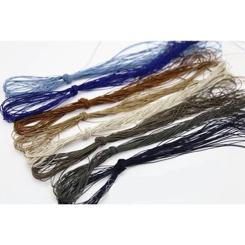 0.5mm Wide 10 M Long Colorful Elastic Bands Line Rope Jewelry Bracelets Beads Making Garment Tag DIY Craft Supply